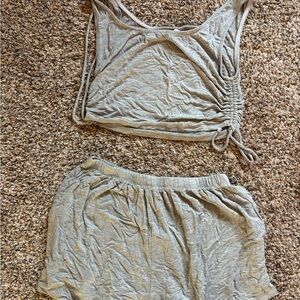 Gray Women's Pajama Set